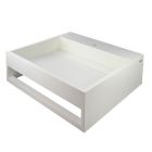 Cosmic 7390503 Compact Series Washbasin Sink/Towel Rack with Trap in White