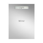 Cosmic 2828504 Mirror with Fluorescent Built in Light