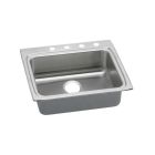 Elkay LRAD2522503 3-Hole Gourmet 22-Inch X 25-Inch Single Basin Drop-Inch Stainless Steel Kitchen Sink