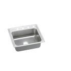 Elkay LRADQ2521551 Lustertone Classic Single Bowl Drop-in ADA Kitchen Sink in Stainless Steel