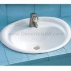 Toto LT621.8#11 Self-Rimming Lavatory Sink 25 X 20 With 8 Inch Centers In Colonial White