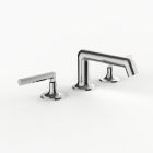Davinci MAL-100-PN Morris Adjmi Deck Mounted Three-Hole Lavatory Faucet with 90 Degree Spout with Octagonal Lever Handles in Polished Nickel