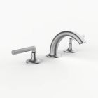 Davinci MAPL-100-MP Morris Adjmi Deck mounted, Three-Hole Lavatory Faucet with Soft Arc Spout with Octagonal Lever Handles PC - Polished Crome