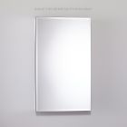 Robern MC2440D4FBLE2 M Series Cabinet, 24" W X 40" H X 4" D, Flat Top, Bevel Edge, Left Hinge, Electric