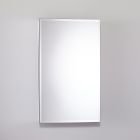 Robern MC2440D4FBLE4 M Series Cabinet, 24" W X 40" H X 4" D, Flat Top, Bevel Edge, Left Hinge, Electric, Night Light, Defogger