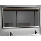 Madeli MC-IL3036-RM-04-R00-MB Illusion 30" Width Reccessed Mounted Lighted Mirror Cabinet with Right Hand Hinged in Matte Black