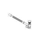 Agape .MET0477C Push Open Waste With Domed Cap in White