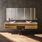 Robern MODM1236FP Modular 12" W X 36" H X 7/8" D Frameless Wall Mounted Rectangular Bathroom Mirror in Polished Edge