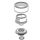 Moen 1694-W Collar And Nut Kit Finish: Glacier