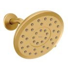 Moen 220R7BG Verso™ 2.5 GPM Multi Function Round Shower Head with Infiniti™ Dial in Brushed Gold