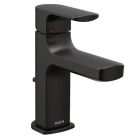 Moen 6900BL Rizon™ 1.2 GPM Deck Mounted Single Handle Low Arc Bathroom Faucet in Matte Black