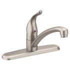Moen 7425SRS Chateau Spot Resist One-Handle Low Arc Kitchen Faucet in Stainless