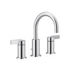Moen T6222 Cia™ 1.2 GPM Deck Mounted Two Handle Widespread Bathroom Faucet with Trim in Chrome (Rough Sold Separately)