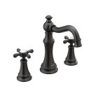 Moen TS42114BL Weymouth™1.2 GPM Two-Handle Widespread Bathroom Faucet Trim Only in Matte Black (Rough In Sold Separately)