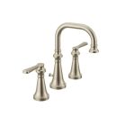 Moen TS44102BN Colinet 1.2 GPM Two-Handle Widespread High Arc Bathroom Sink Faucet Trim Only with Pop-Up Drain Assembly in Brushed Nickel (Rough In Sold Separately)