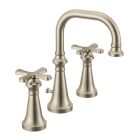 Moen TS44103BN Colinet 1.2 GPM Two-Handle High Arc Bathroom Sink Faucet Trim Only with Pop-Up Drain Assembly in Brushed Nickel (Rough In Sold Separately)