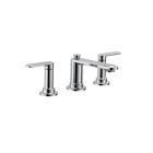 Moen TV6507 Greenfield™ 1.2 GPM Two-Handle Widespread Low Arc Bathroom Sink Faucet in Polished Chrome