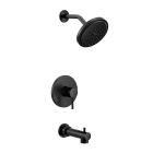 Moen UT3293EPBL Align™ 1.75 GPM Single Function Pressure Balanced Valve Trim Only with Single Lever Handle and Integrated Diverter in Matte Black (Rough In Sold Seperately)