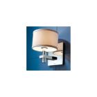 Ginger 3082/PC Frame Single Light With Fabric Shade In Polished Chrome