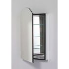 Robern MP20D6ABL M Series Medicine Cabinet 40"H x 20"L x 6"D Arched, Bevel Edge, Left Handed w/ Black Gasket Seal, 1 Door