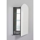 Robern MP20D8APR M Series Medicine Cabinet 40"H x 20"L x 8"D Arched, Polished Edge, Right Handed w/ Black Gasket Seal, 1 Door