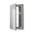 Robern MP24D4FPLL M Series Medicine Cabinet 40" H x 24" W x 4" D Flat, Polished Edge, Left Handed, 1 Door