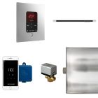 Mr. Steam BTLRL1SPC Butler Linear Steam Shower Control Package with iTempoPlus Control and Linear SteamHead in Square Polished Chrome