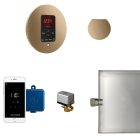 Mr. Steam MSBUTLER1RD-BB Butler Steam Shower Control Package with iTempoPlus Control and Aroma Designer SteamHead in Round Brushed Bronze
