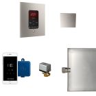 Mr. Steam MSBUTLER1SQ-BN Butler Steam Shower Control Package with iTempoPlus Control and Aroma Designer SteamHead in Square Brushed Nickel