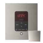 Mr. Steam MSITPLUSSQ-BN iTempoPlus Steam Shower Control and Aroma Designer SteamHead in Square Brushed Nickel