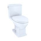 Toto MS494124CEMFG#01 Connelly WASHLET+ Two-Piece Elongated Dual Flush 1.28 and 0.9 GPF Universal Height Toilet with CEFIONTECT in Cotton White