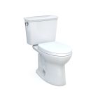Toto MS786124CEG#01 Drake® Transitional Two-Piece Elongated 1.28 GPF TORNADO FLUSH® Toilet with CEFIONTECT® and SoftClose® Seat, WASHLET®+ Ready in Cotton White