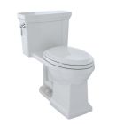 Toto MS814224CUFG#11 Promenade® II 1G® One-Piece Elongated 1.0 GPF Universal Height Toilet with CEFIONTECT in Colonial White