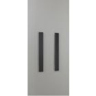 Robern MSMK30D428 Surface Mount Kit for 30" H x 4" W Mirrored Cabinets in Matte Black