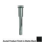 Mountain Plumbing MT744-2/MB Round Bathroom Sink Drain without Overflow and Stationary Dome Style in Matte Black