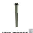 Mountain Plumbing MT745-2/CPB Round Bathroom Sink Drain without Overflow and EZ-CLICK™ Soft Touch Dome Style in Polished Chrome