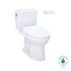 Toto MW4544726CUFG#01 Drake® II 1G® Elongated Washlet®+ S7 1.0 GPF Two-Piece Toilet with EWATER+ Contemporary Bidet Seat in Cotton White
