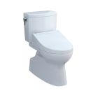 Toto MW4743084CUFG#01 Vespin® II 1G Washlet®+ C5 1.0 GPF Two-Piece Toilet with Tornado Flush®  in Cotton White