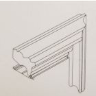 Robern MWBW30X20 Wood Frame 30"H x 20"L in Antique White