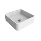 Flaminia MWL40W Miniwash 40 15.74" W X 15.74" L X 5.11" H Countertop Wall Hung Basin without Overflow & No Faucet Hole in White