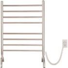 Myson FPRL08M 24 Inch Pearl Electric Floor Mount Towel Warmer in Matte Stainless Steel Finish