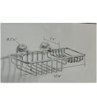 Samuel Heath N26/W.SN Soap And Sponge Basket in Satin Nickel