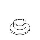 Kohler 40032-PB Escutcheon for Antique Spout in Vibrant Polished Brass