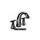Kohler KT3146PW Finial Fundamentals Deck-mount high-flow bath faucet trim with tee handles in vibrant polished brass with white