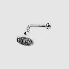Newport Brass 208/01 Shower Arm No Flange Required in Forever Brass PVD