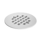 Oatey 42136 129 Series 4-1/4" Diameter Universal Snap-Tite Strainer in White
