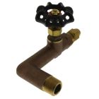 Matco-Norca Oil Tank Valve 1/2" x 3/8" MIP x Flare, 125 PSI