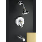 Kohler P12007-4S-PB Fairfax Bath and shower faucet trim with slip-fit spout in vibrant polished brass