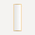 Robern PC1240D4TNN82 Profiles 12" W X 40" H X 4" D Framed Medicine Cabinet in Matte Gold and Non-Electric with Reversible Hinge (Non-Handed)