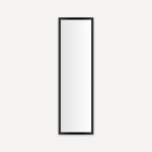 Robern PC1240D6TLE83 Profiles 12" W X 40" H X 6" D Framed Medicine Cabinet in Matte Black with Electrical Outlet, USB Charging Ports, Magnetic Storage Strip and Left Hinge